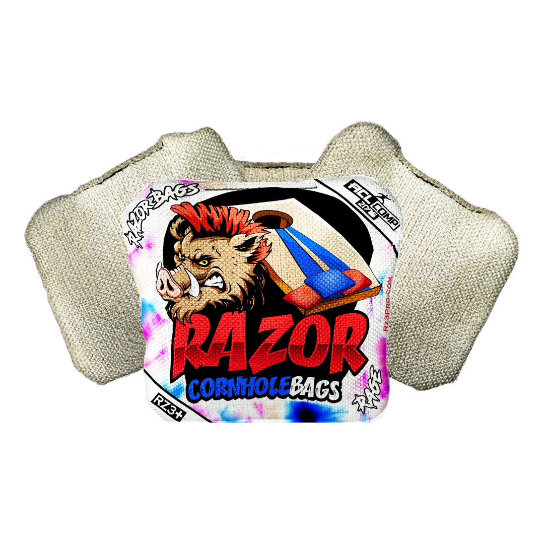 Rage | Razor Tie-Die | ACL COMP Razor Cornhole Bags