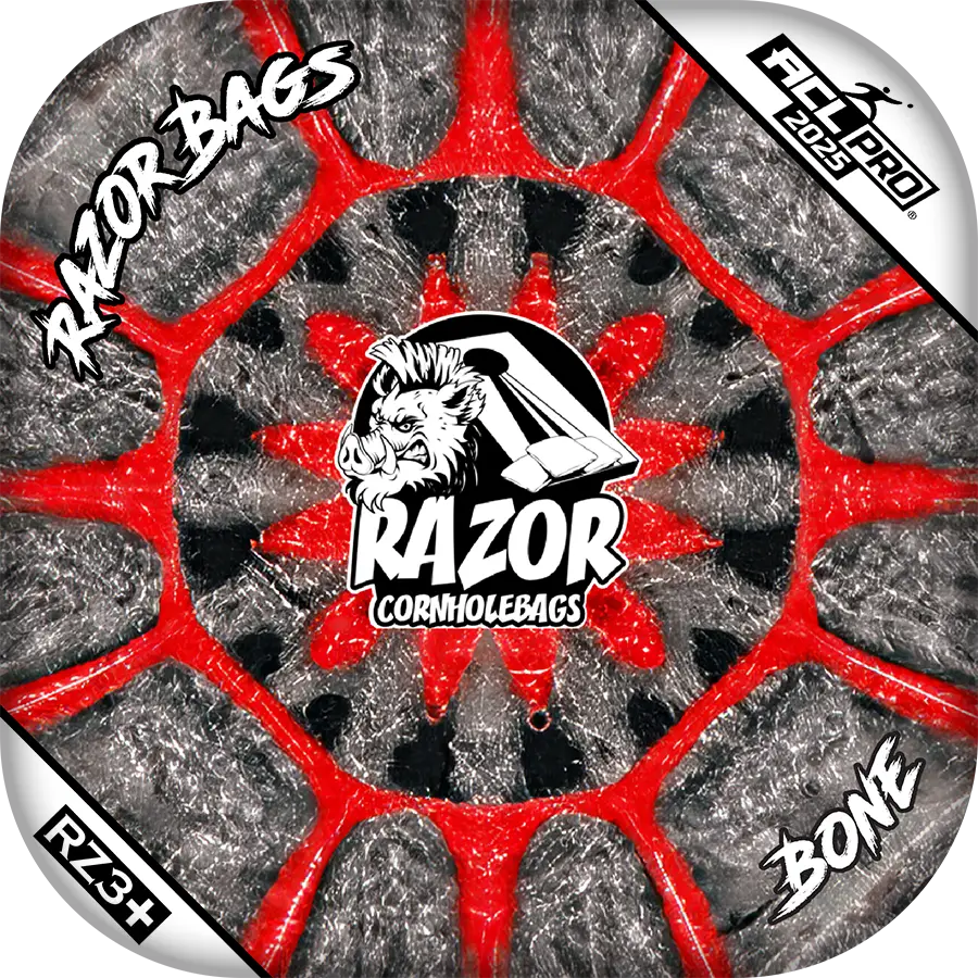 Bone | Web | ACL PRO Cornhole Bags by Razor Bags (Razor Cornhole)
