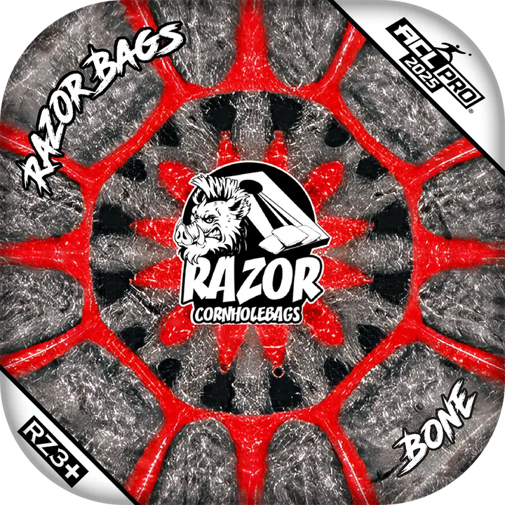 Bone | Web | ACL PRO Cornhole Bags by Razor Bags (Razor Cornhole)