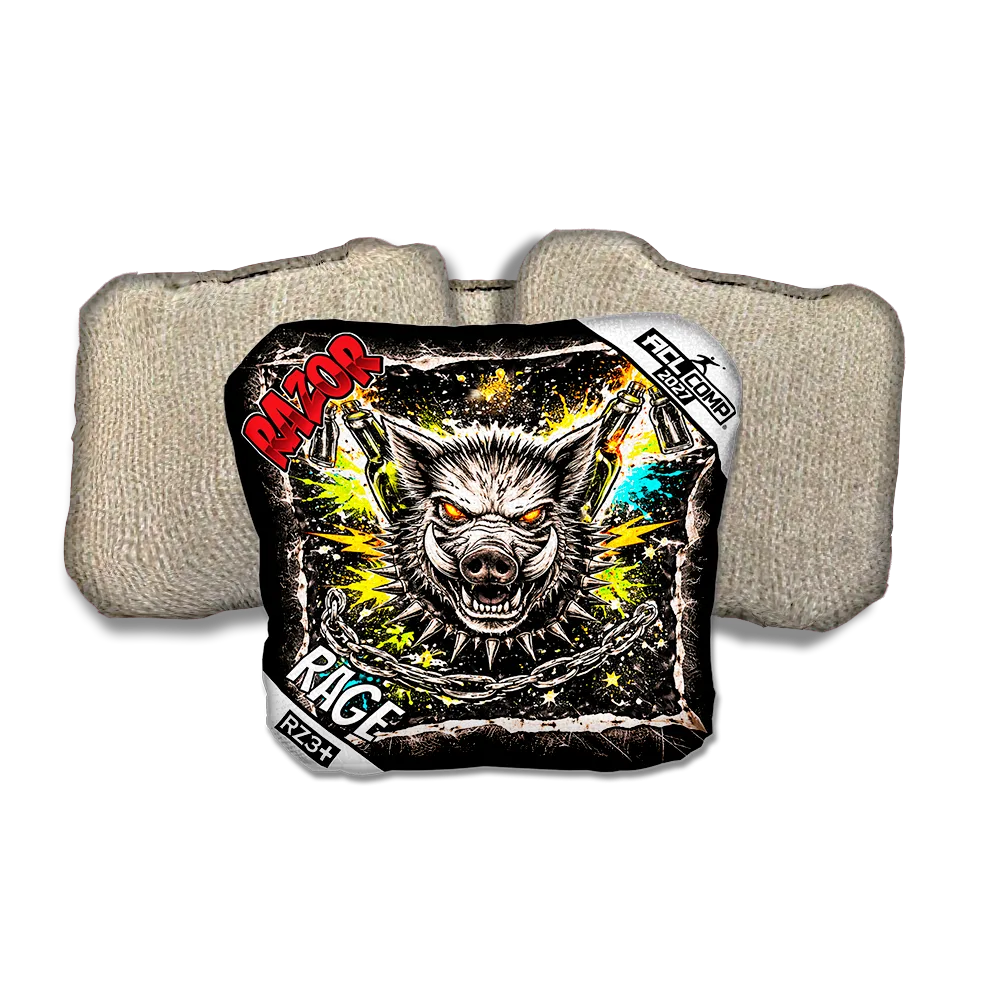 Rage COMP Razorback RT Tan Back Cornhole Bags