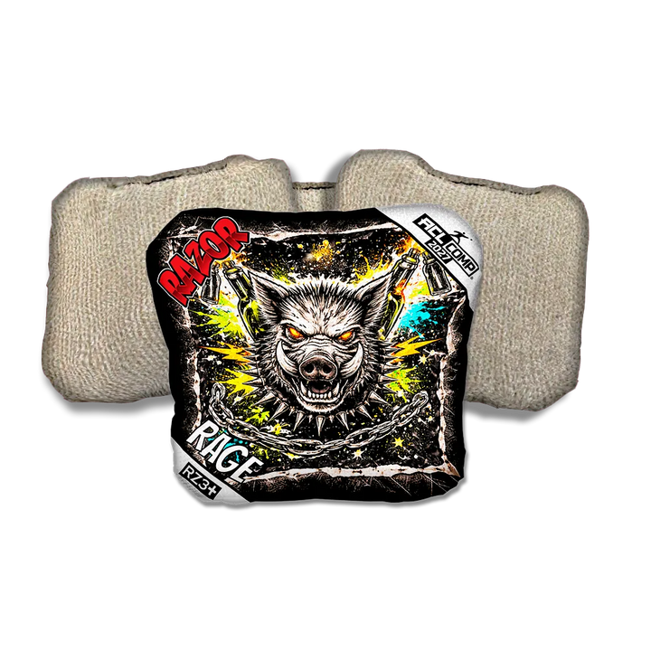 Rage COMP Razorback RT Tan Back Cornhole Bags