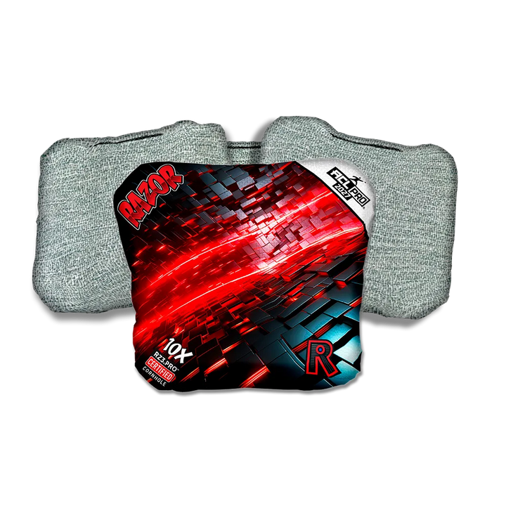 10 X PRO Redshift Light Back Cornhole Bags