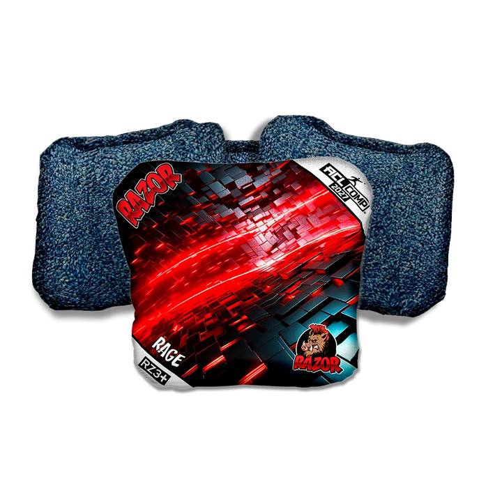 Rage COMP Redshift Blue Back Cornhole Bags