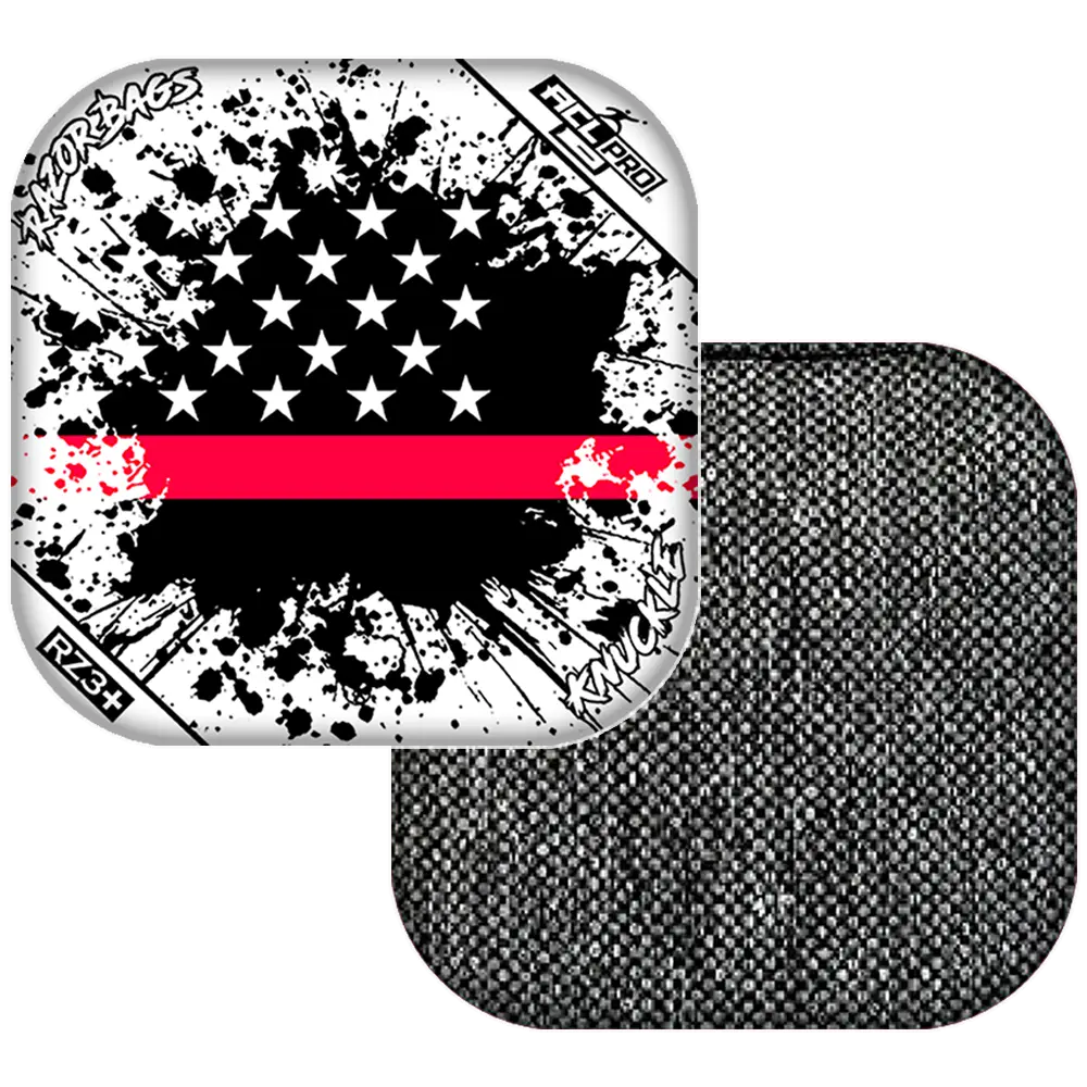 Knuckle | Red Line Flag | ACL PRO Razor Cornhole Bags