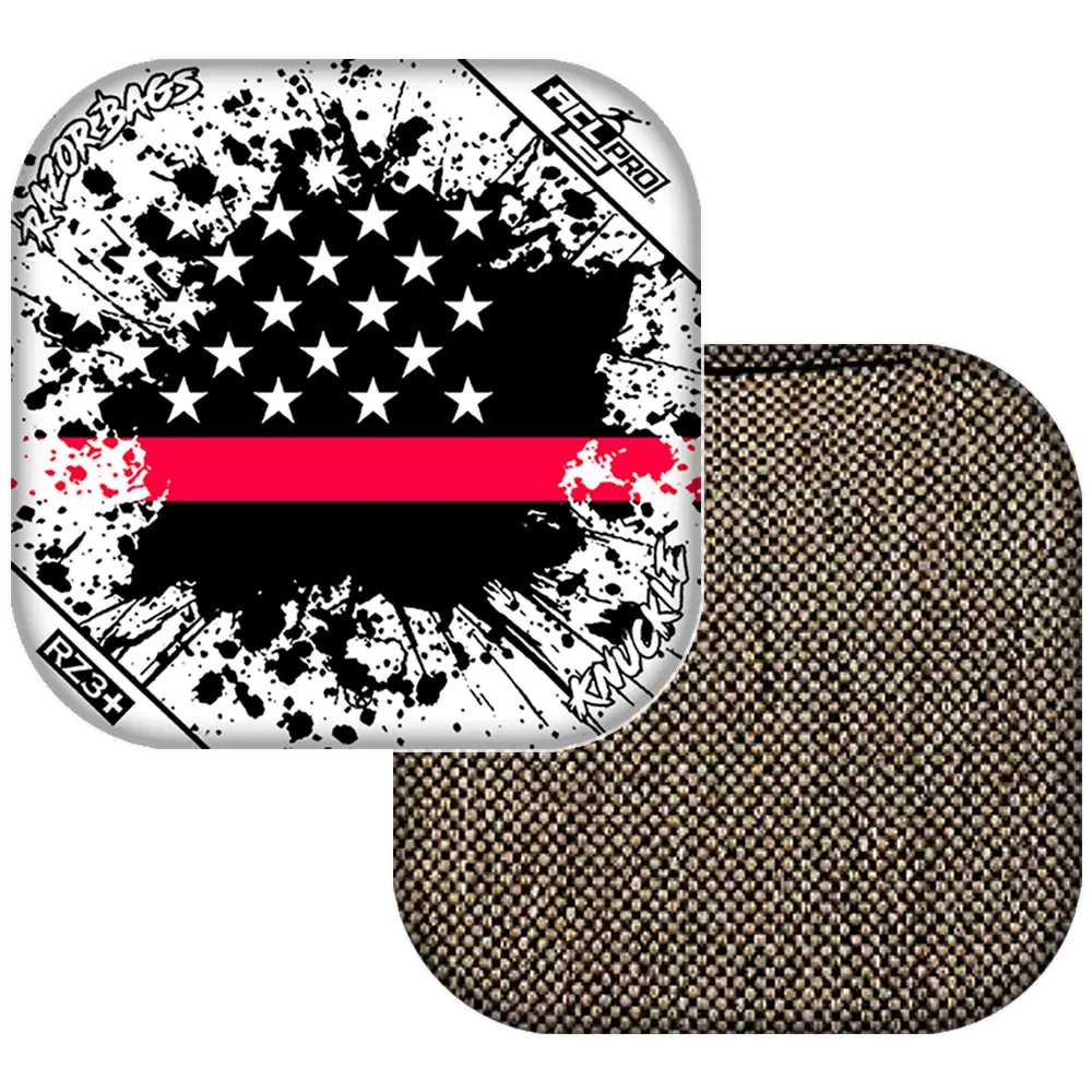 Knuckle | Red Line Flag | ACL PRO Razor Cornhole Bags