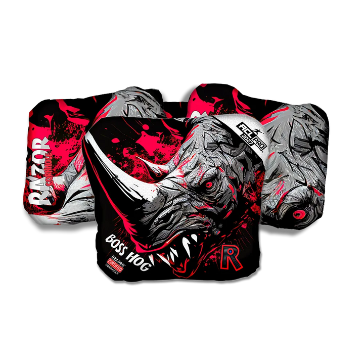 Boss Hog PRO Rhino Black Series Cornhole Bags