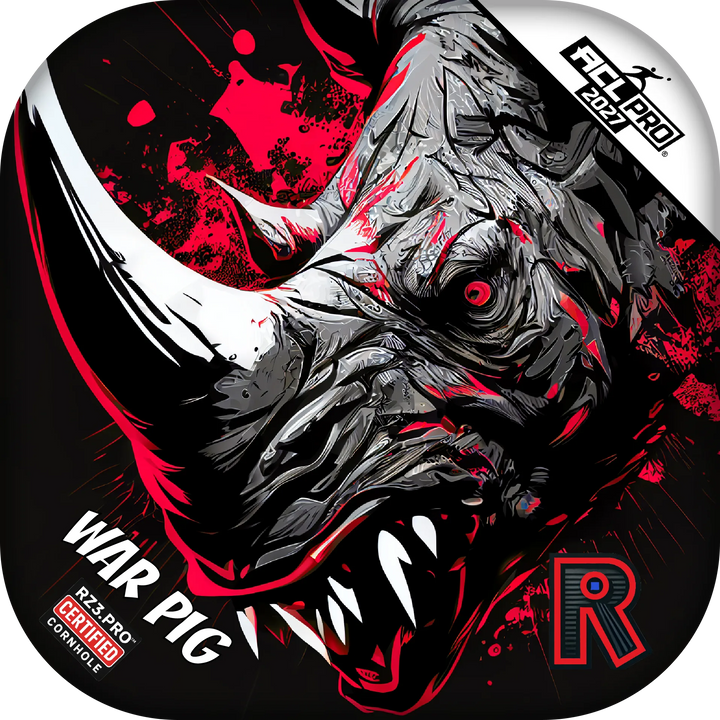 War Pig PRO Rhino Black Series Cornhole Bags