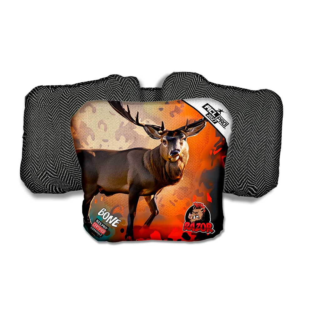 Bone PRO Rutt Black Back Cornhole Bags