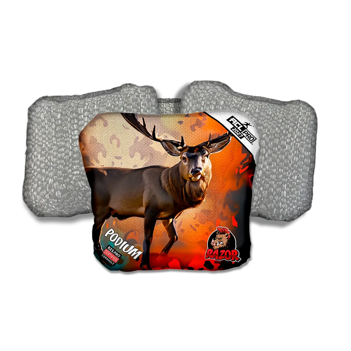 Podium PRO Rutt Silver Back Cornhole Bags