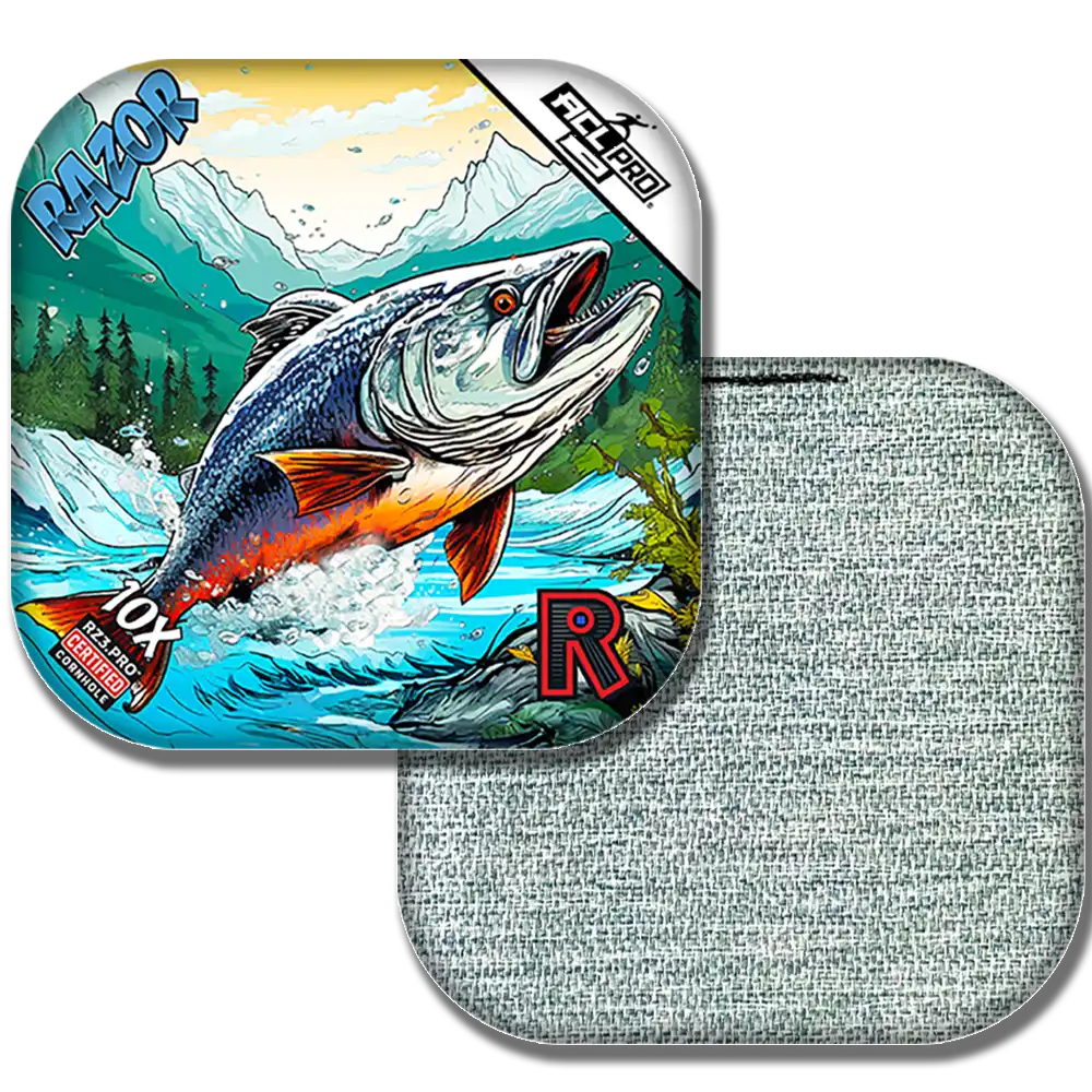 10X | Alaskan Salmon | ACL PRO Razor Cornhole Bags