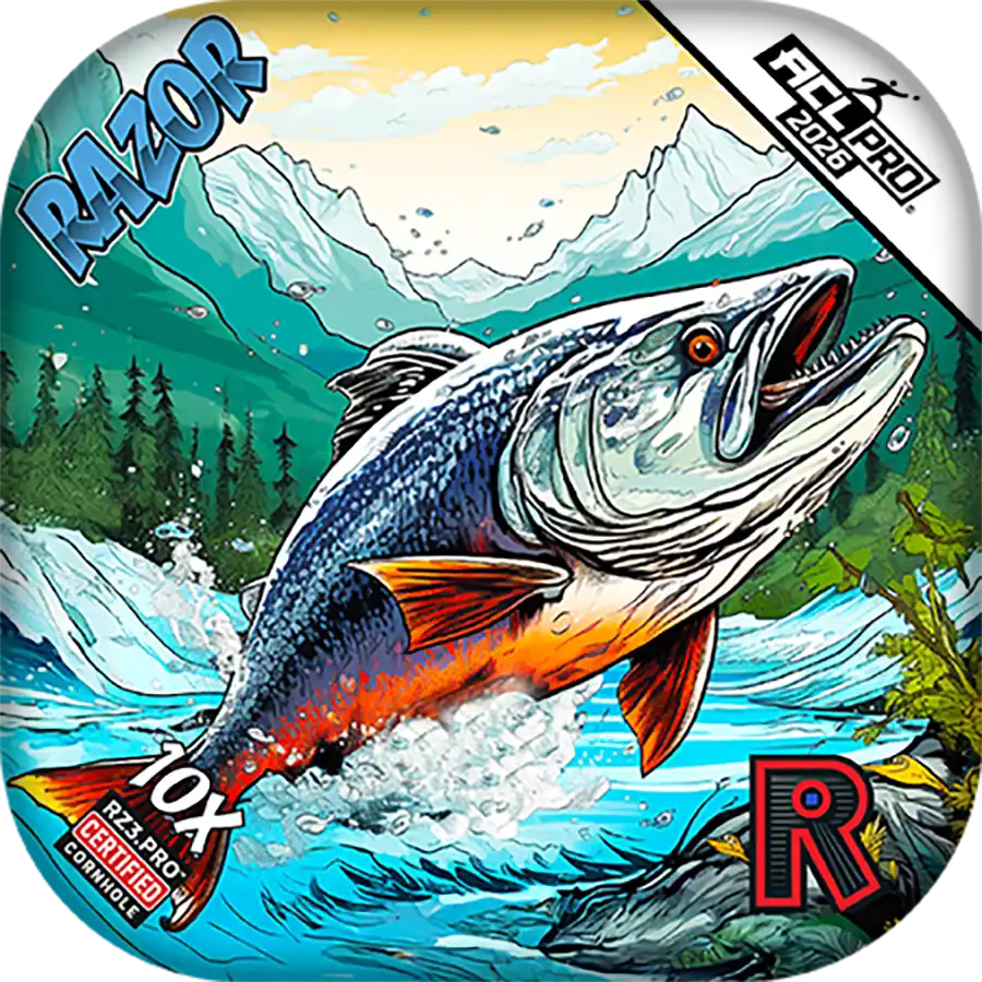 10X | Alaskan Salmon | ACL PRO Razor Cornhole Bags