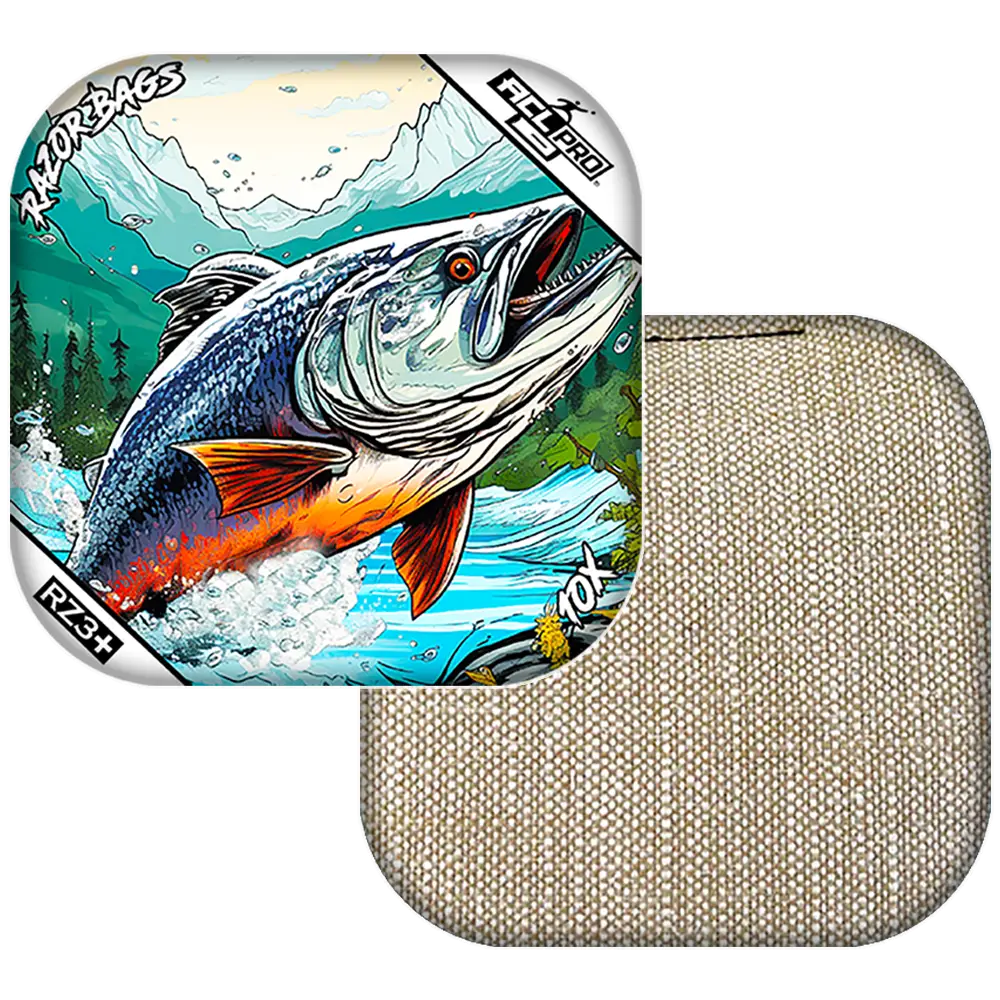 10X | Alaskan Salmon | ACL PRO Razor Cornhole Bags