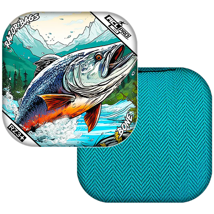 Bone | Alaskan Salmon | ACL PRO Razor Cornhole Bags