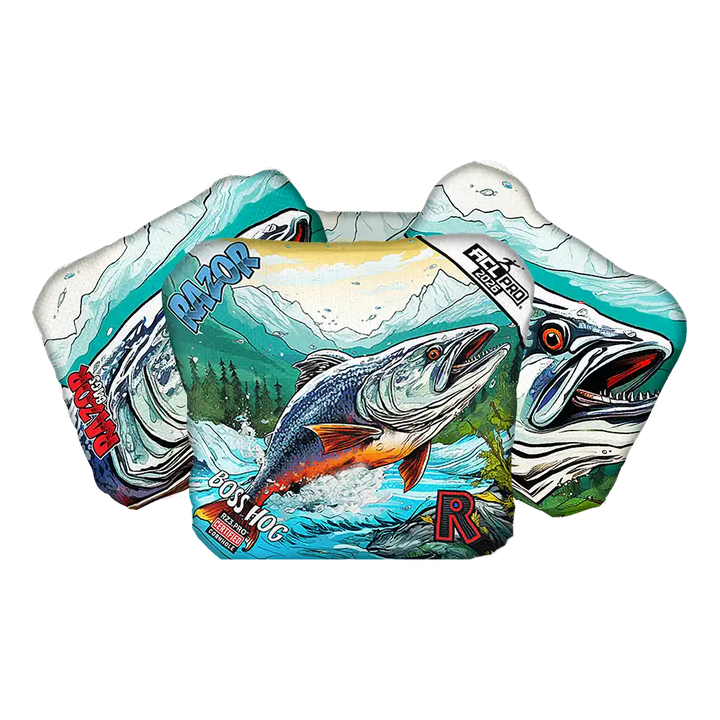 Boss Hog | Alaskan Salmon | ACL PRO Razor Cornhole Bags