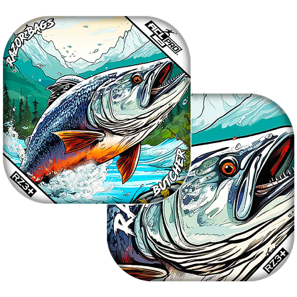 Butcher | Alaskan Salmon | ACL PRO Razor Cornhole Bags