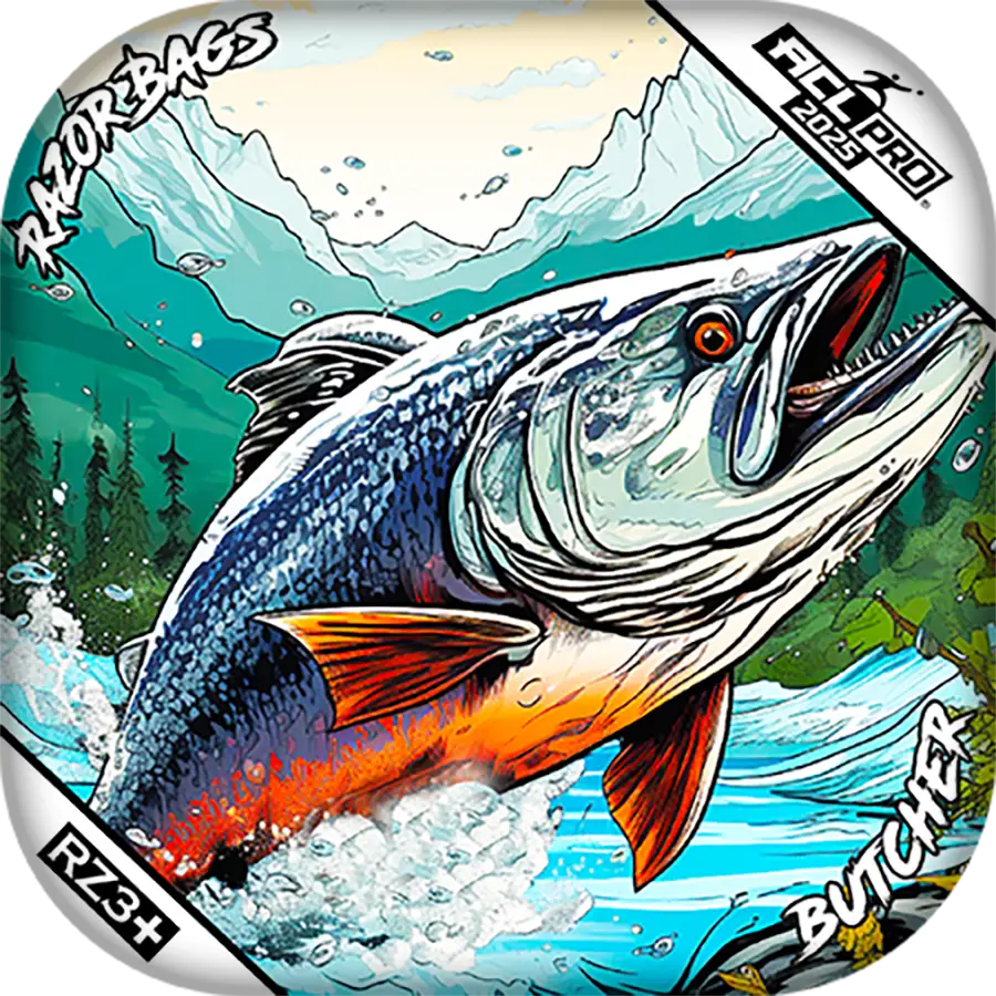 Butcher | Alaskan Salmon | ACL PRO Cornhole Bags by Razor Bags (Razor Cornhole)