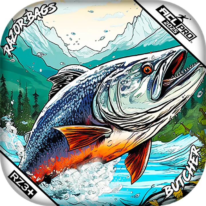 Butcher | Alaskan Salmon | ACL PRO Cornhole Bags by Razor Bags (Razor Cornhole)