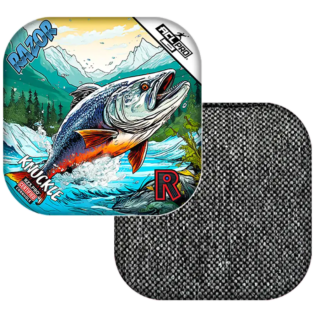 Knuckle | Alaskan Salmon | ACL PRO Razor Cornhole Bags