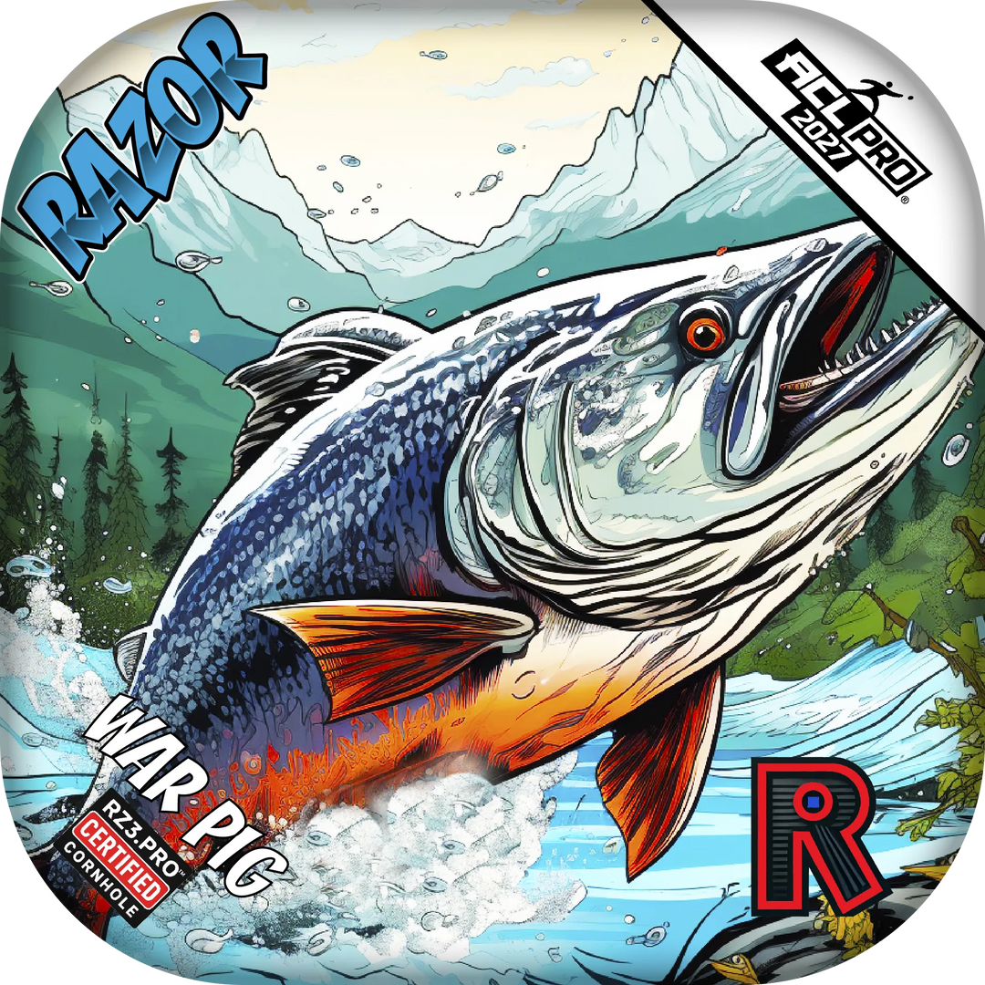 War Pig PRO Alaskan Salmon Cornhole Bags