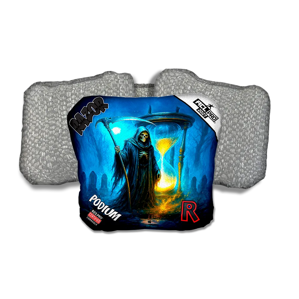Podium PRO Sands Of Time Silver Back Cornhole Bags