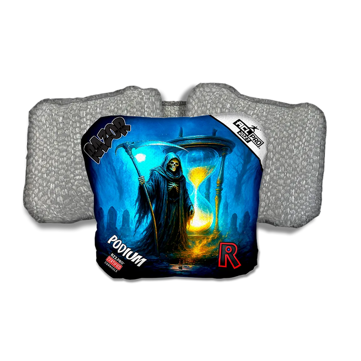 Podium PRO Sands Of Time Silver Back Cornhole Bags