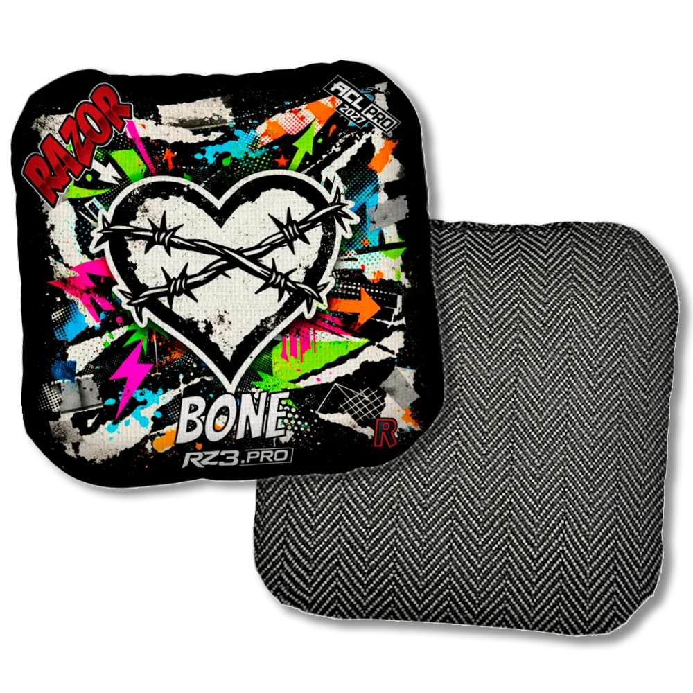 Bone PRO Scarred RT Black Back Product View