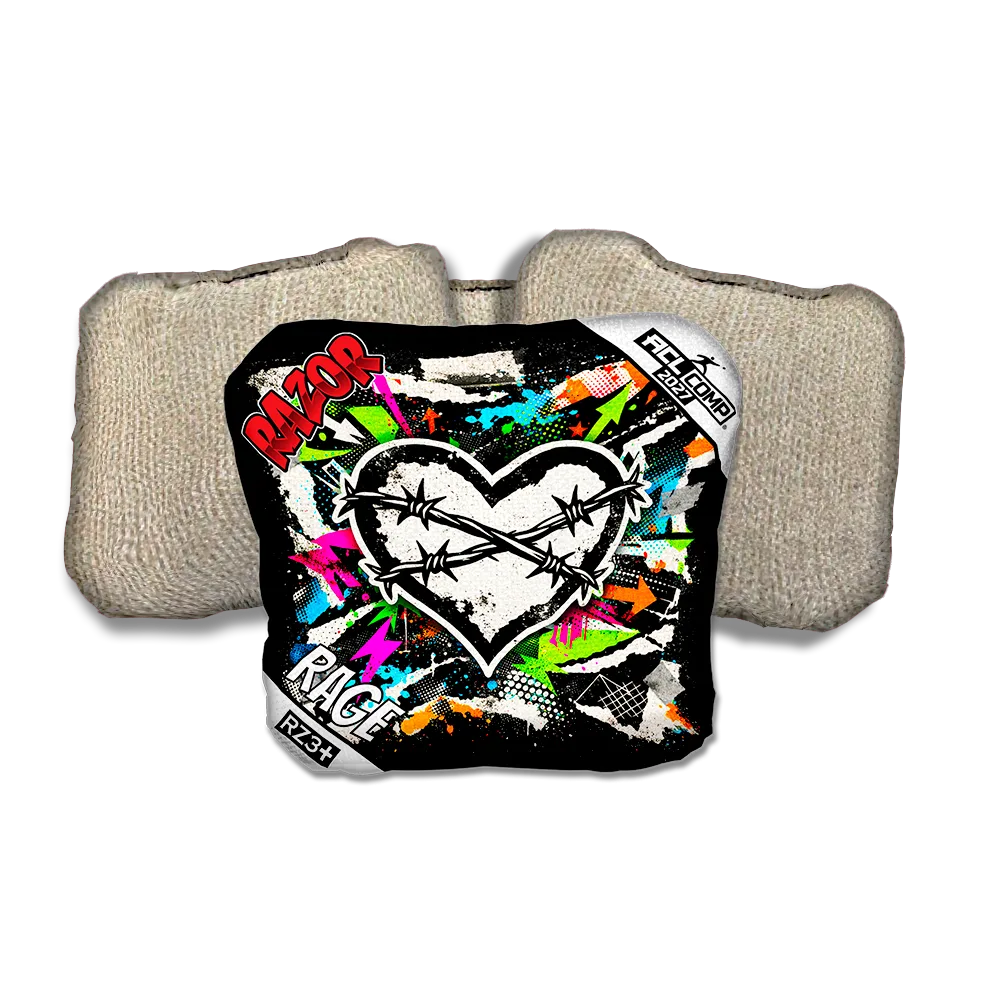 Rage COMP Scarred RT Tan Back Cornhole Bags