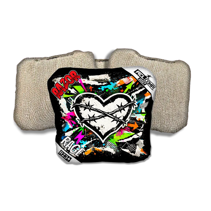 Rage COMP Scarred RT Tan Back Cornhole Bags
