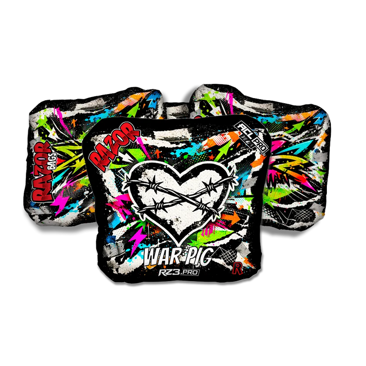 War Pig PRO Scarred RT Cornhole Bags