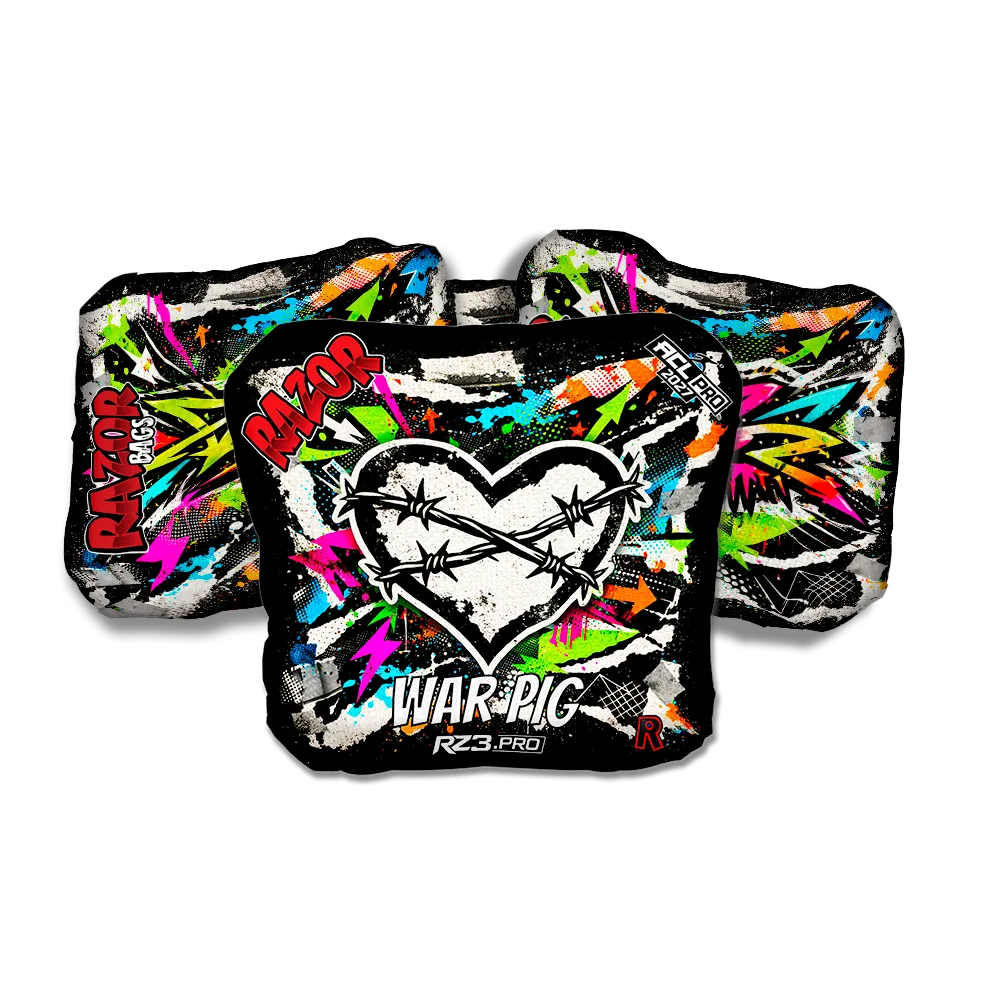 War Pig PRO Scarred RT Cornhole Bags