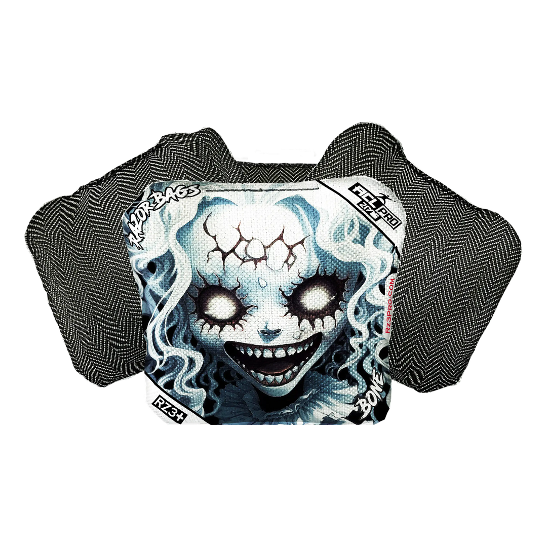 Bone | Scary Girl | ACL PRO Razor Cornhole Bags