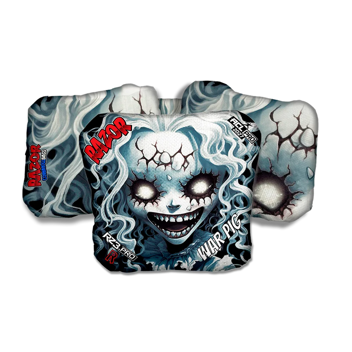 War Pig PRO Scary Girl Cornhole Bags