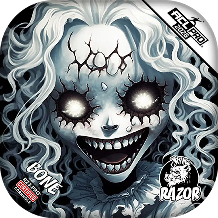 Bone | Scary Girl | ACL PRO Razor Cornhole Bags