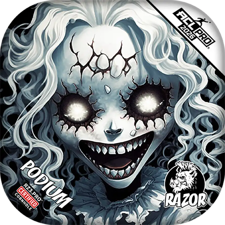 Podium | Scary Girl | ACL PRO Razor Cornhole Bags