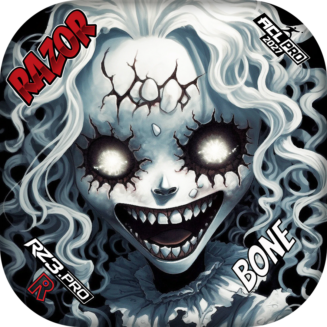 Bone PRO Scary Girl Cornhole Bags