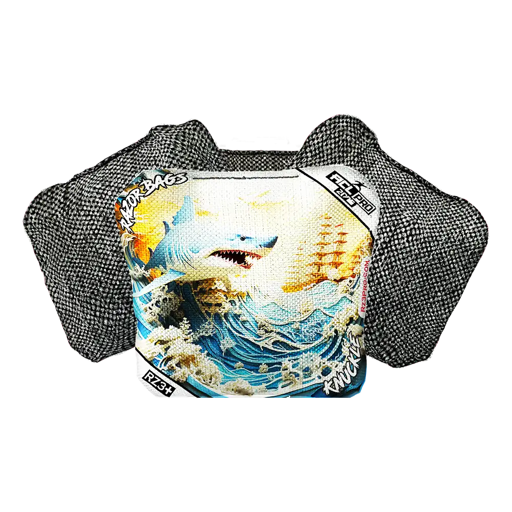 Knuckle | Shark 3D | ACL PRO Razor Cornhole Bags