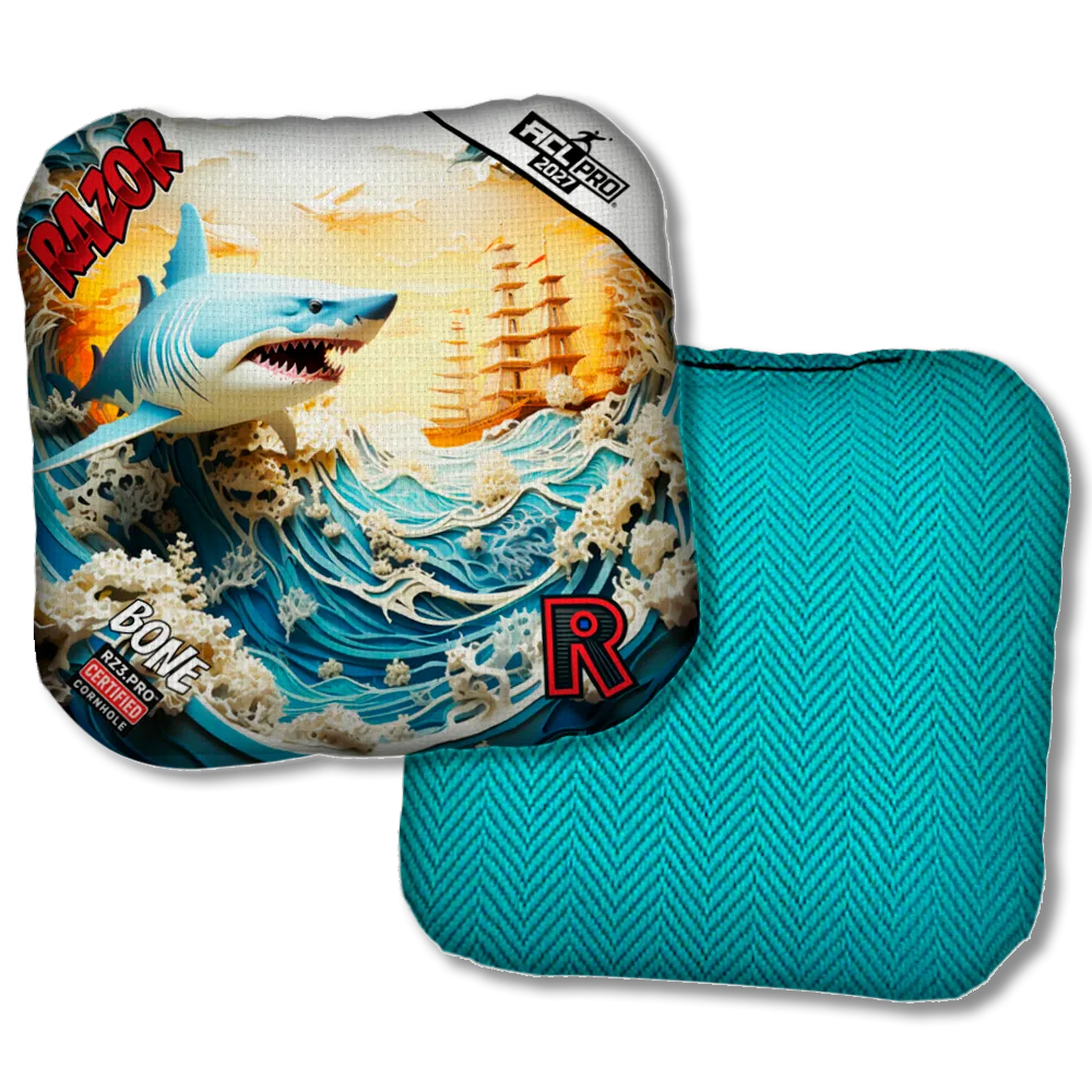 Bone PRO Shark 3 D Teal Back Product View