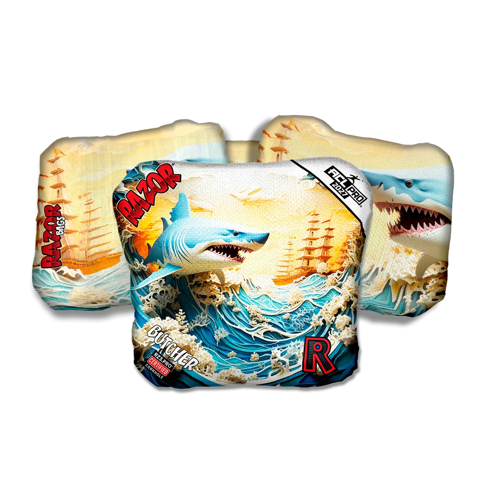 Butcher PRO Shark 3 D Cornhole Bags
