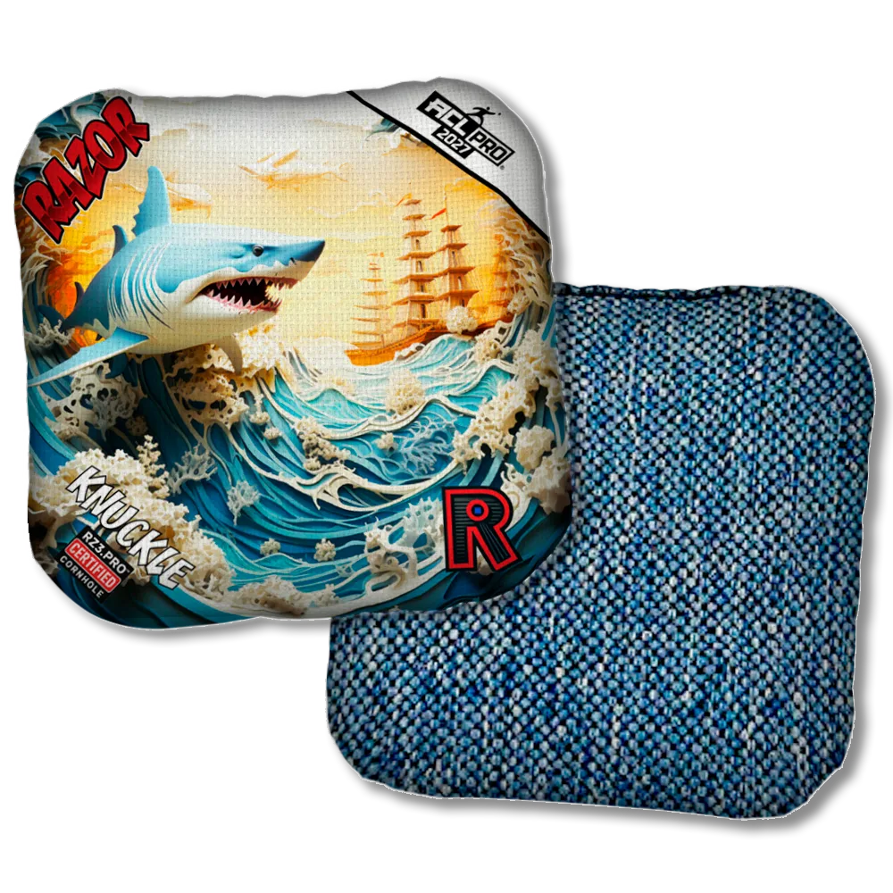 Knuckle PRO Shark 3 D Blue Back Product View