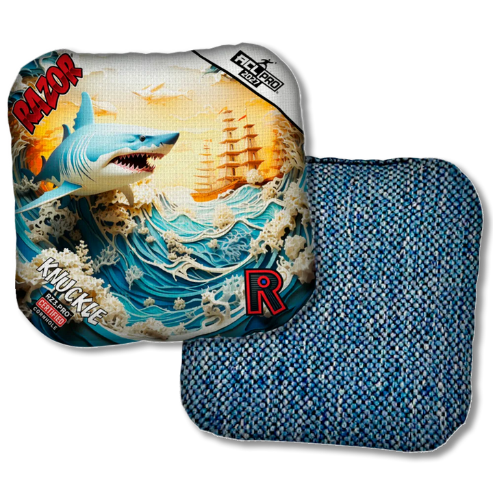 Knuckle PRO Shark 3 D Blue Back Product View
