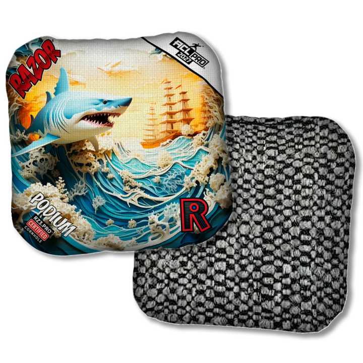 Podium PRO Shark 3 D Black Back Product View