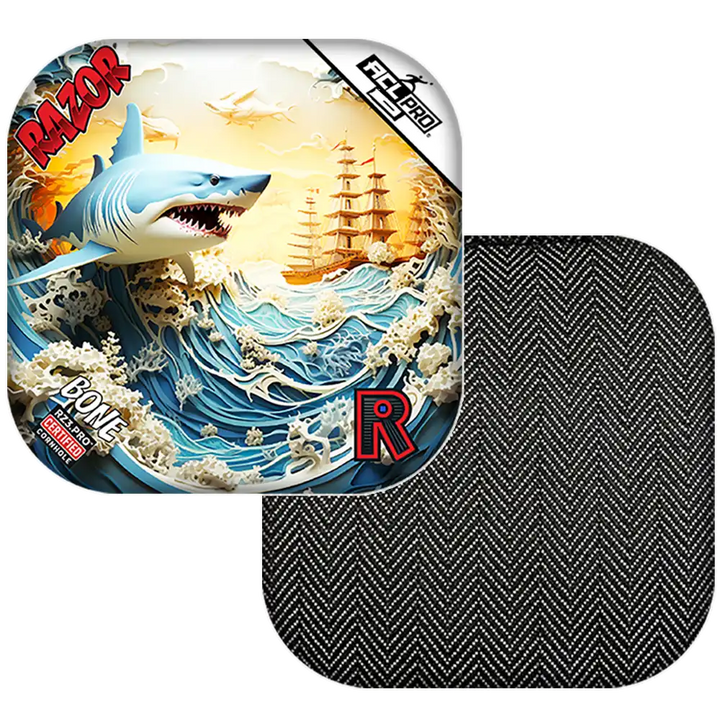 Bone | Shark 3D | ACL PRO Razor Cornhole Bags