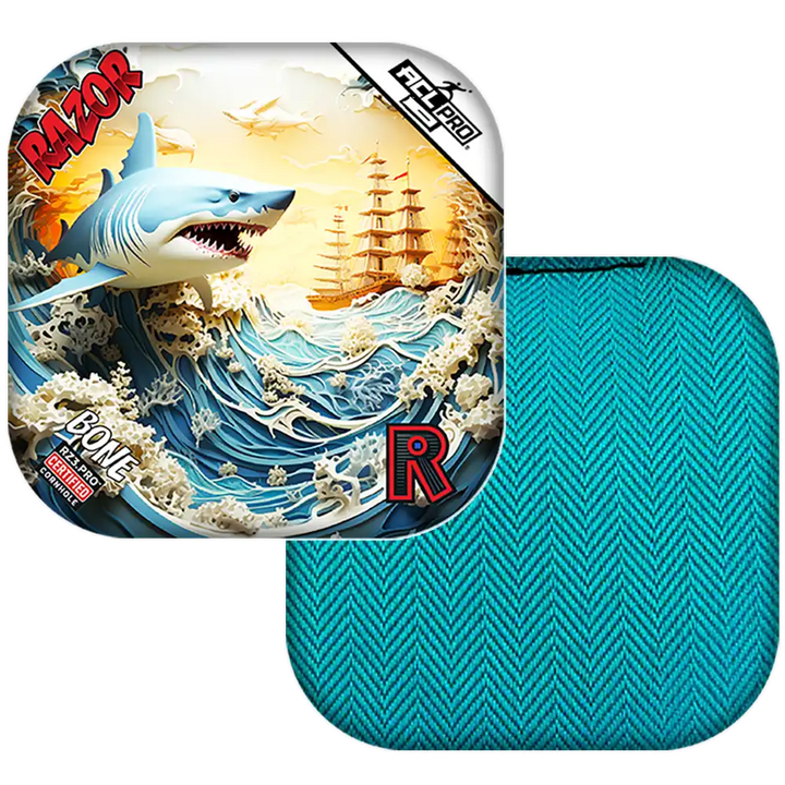 Bone | Shark 3D | ACL PRO Razor Cornhole Bags