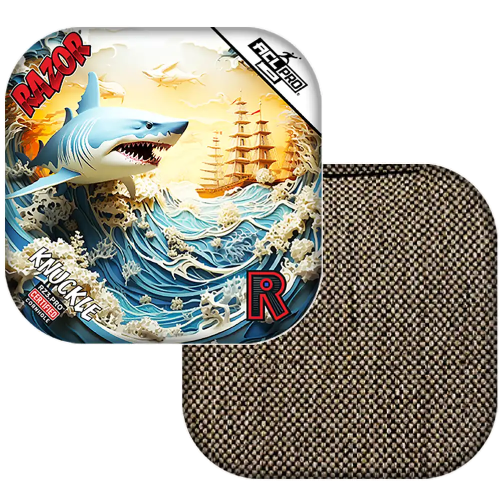 Knuckle | Shark 3D | ACL PRO Razor Cornhole Bags