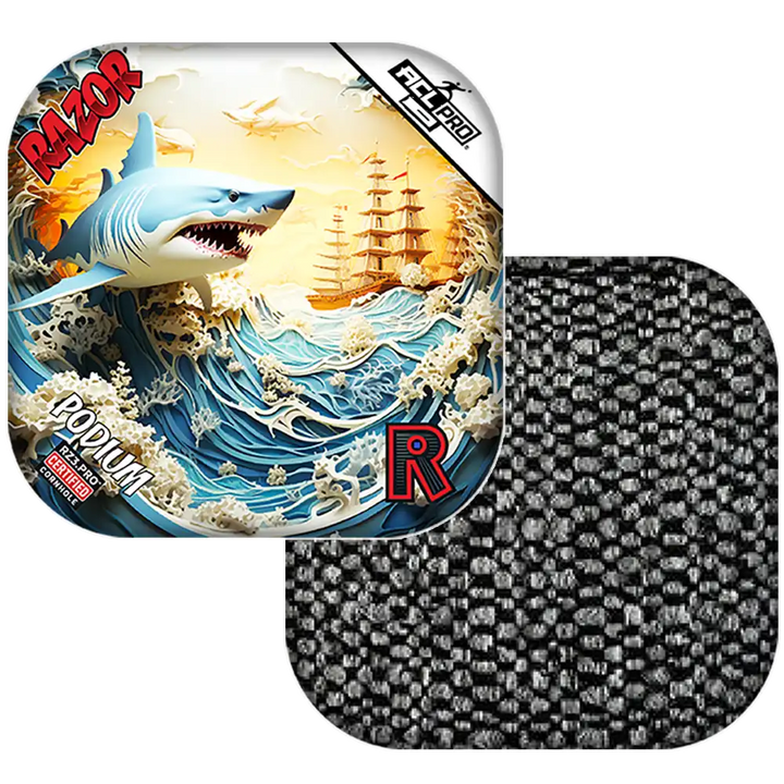 Podium | Shark 3D | ACL PRO Razor Cornhole Bags