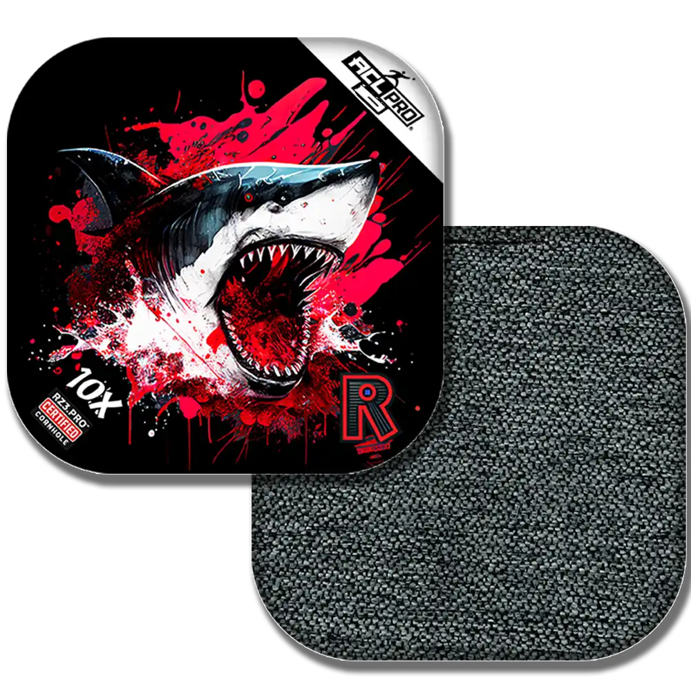 10X | Shark Black Series | ACL PRO Razor Cornhole Bags