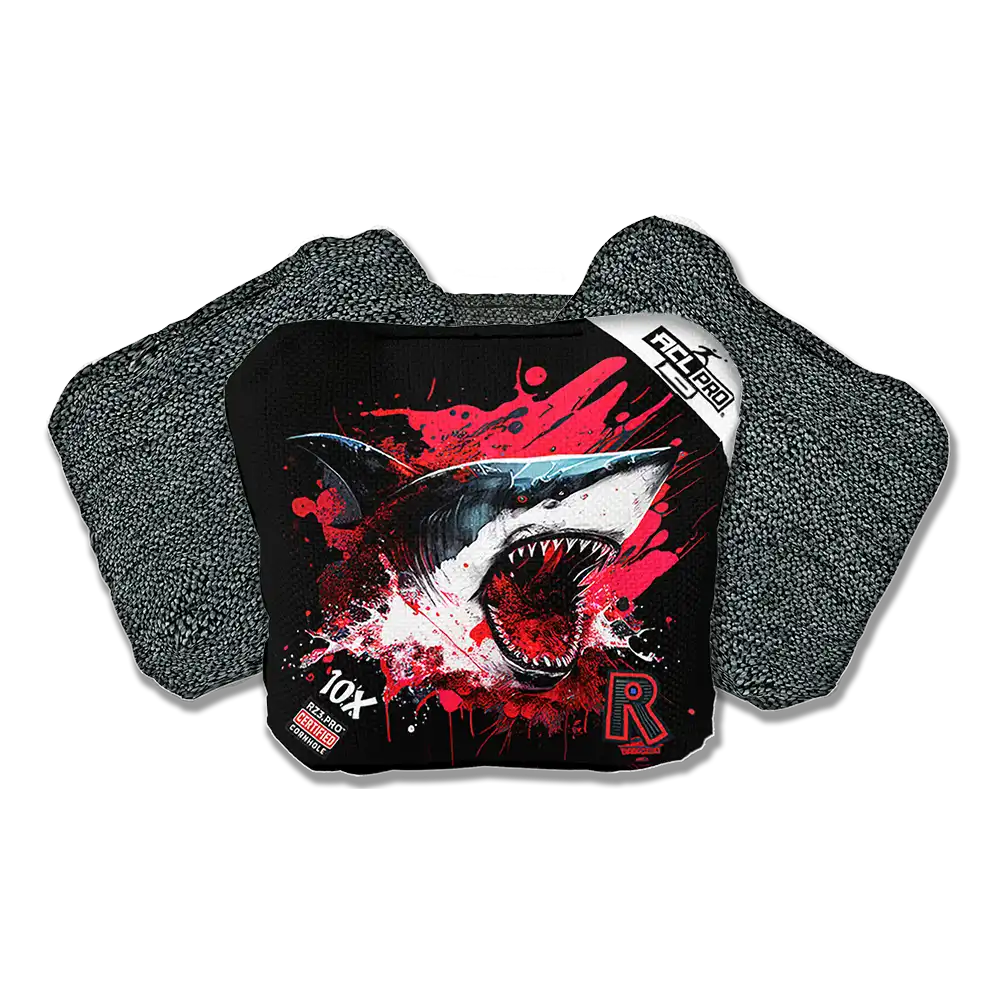10X | Shark Black Series | ACL PRO Razor Cornhole Bags