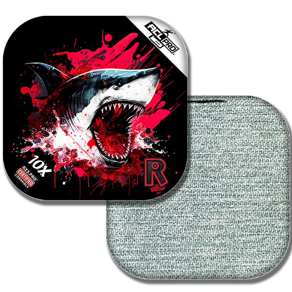 10X | Shark Black Series | ACL PRO Razor Cornhole Bags