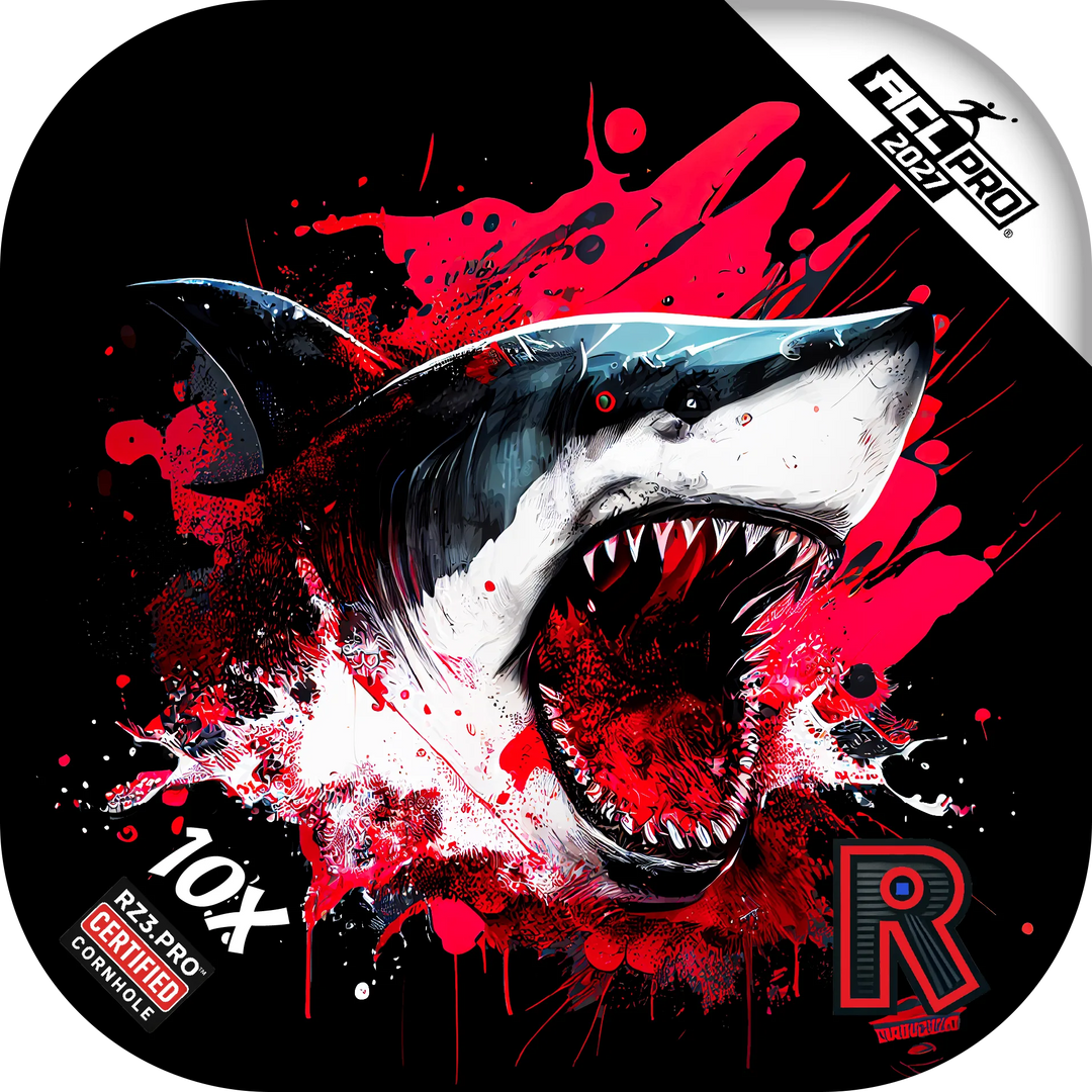 10 X PRO Shark Black Series Cornhole Bags