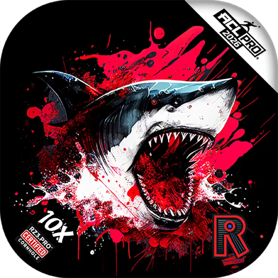 10X | Shark Black Series | ACL PRO Razor Cornhole Bags